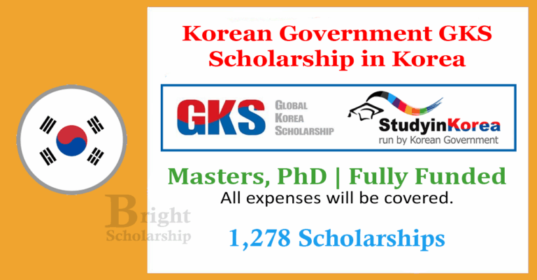 Korean Government GKS Scholarship 2026 in Korea (Fully Funded)