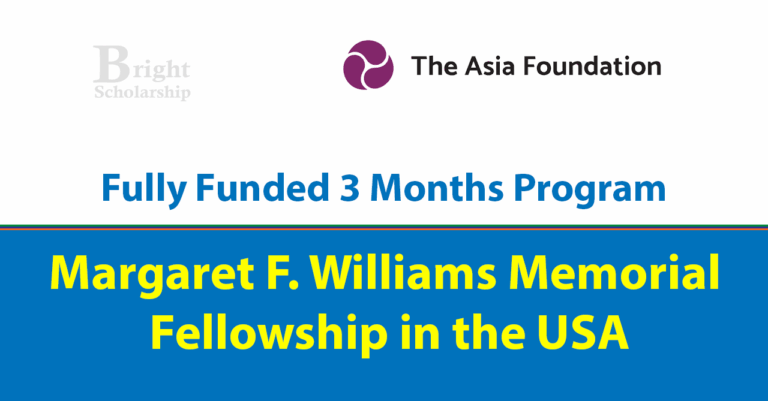 Margaret F Williams Memorial Fellowship 2026 in USA (Fully Funded)