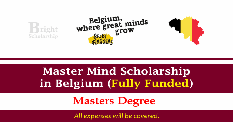 Master Mind Scholarship 2026 in Belgium (Fully Funded)