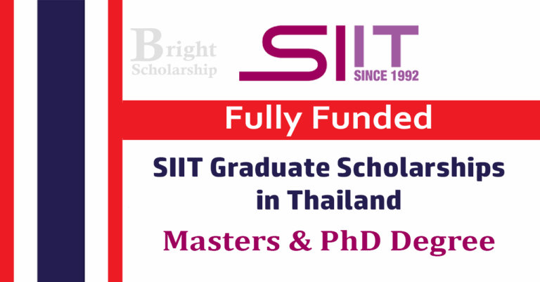 SIIT Graduate Scholarships 2026 in Thailand (Fully Funded)