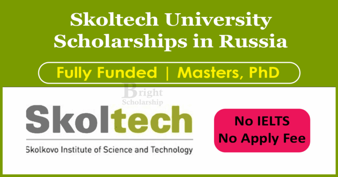 Skoltech Scholarships 2026 in Russia (Fully Funded)