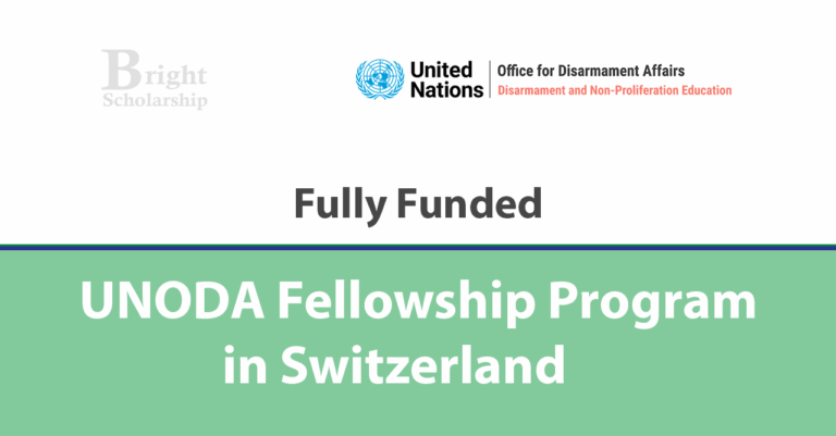 UNODA Youth For Biosecurity Fellowship 2026 Switzerland (Fully Funded)