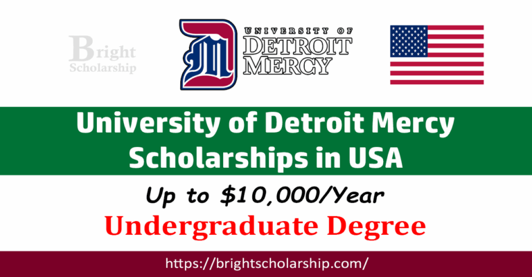 University of Detroit Mercy Scholarships 2026 in USA (Funded)