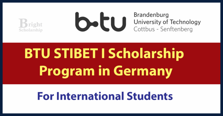 BTU STIBET I Scholarship Program 2026 in Germany (Funded)