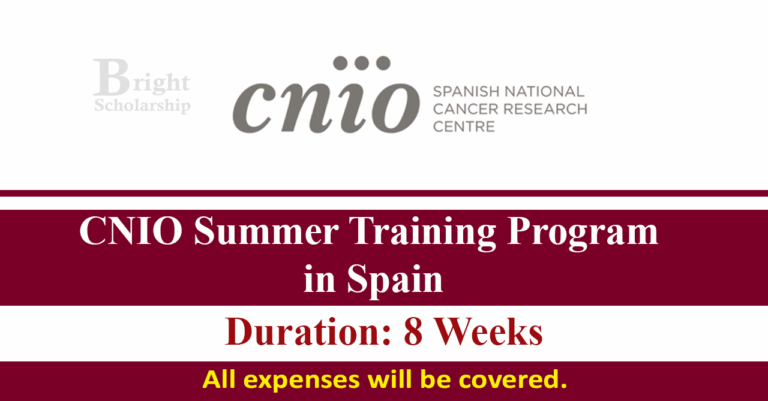 CNIO Summer Training Program 2026 in Spain (Fully Funded)