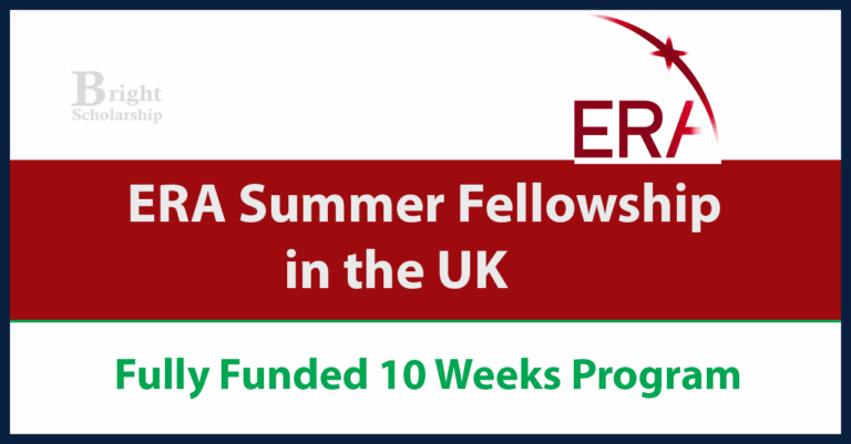 ERA Summer Fellowship 2026 in UK (Fully Funded)