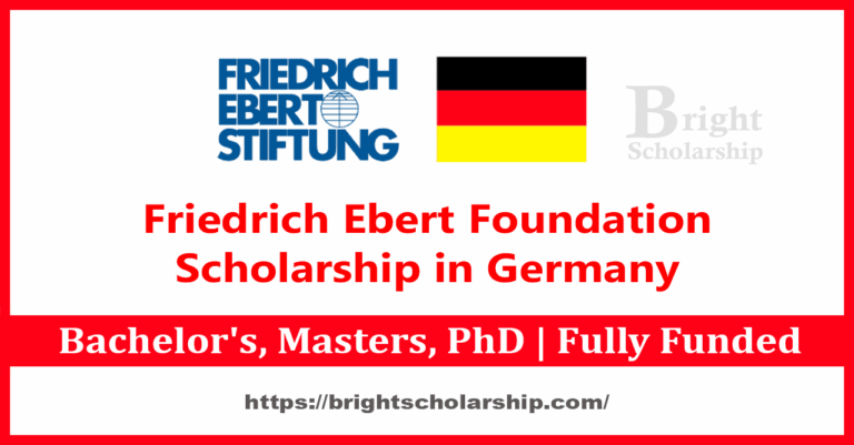 Friedrich Ebert Foundation Scholarship 2026 in Germany (Fully Funded)