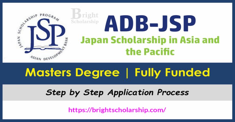Fully Funded: ADB-JSP Japan Scholarship 2026 in Asia and the Pacific