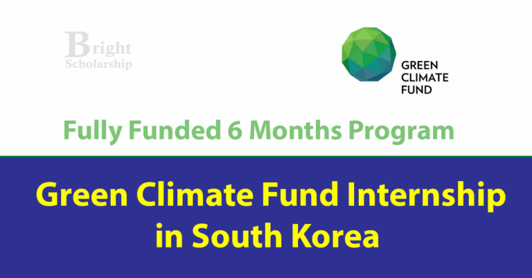 Green Climate Fund Internship 2026 in South Korea (Fully Funded)