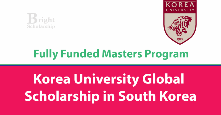Korea University SK Global Scholarship 2026 in South Korea (Fully Funded)