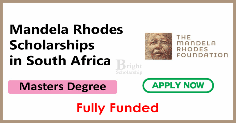 Mandela Rhodes Scholarships 2026 in South Africa (Fully Funded)