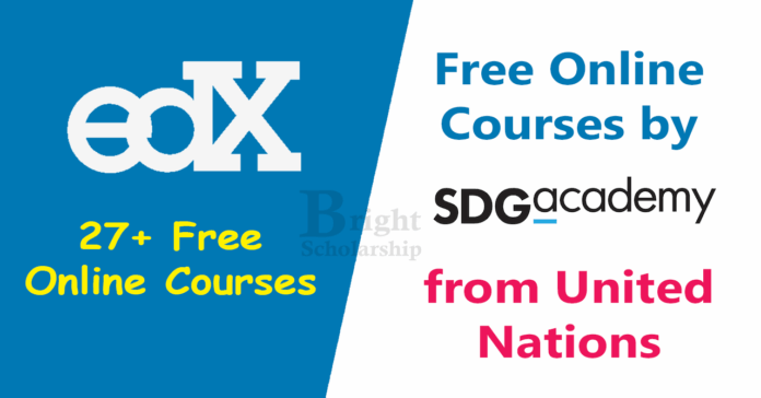 SDG Academy Free Online Courses 2026 from United Nations