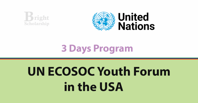 UN ECOSOC Youth Forum 2026 in USA (Apply Online)