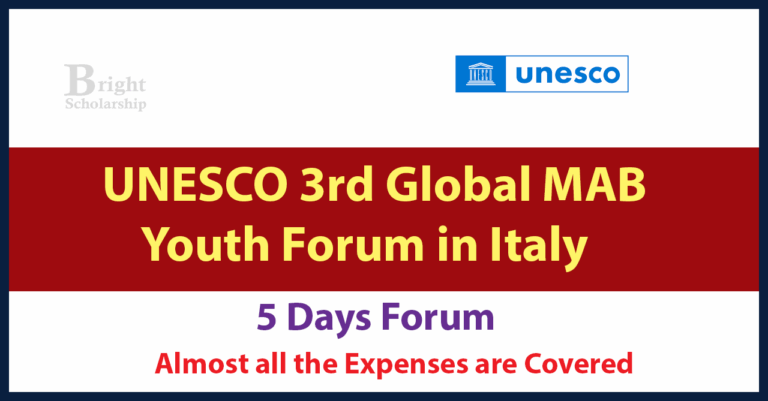 UNESCO 3rd Global MAB Youth Forum 2026 in Italy (Fully Funded)