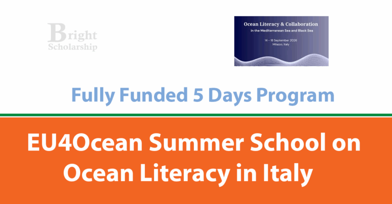 EU4Ocean Summer School 2026 in Italy (Fully Funded)