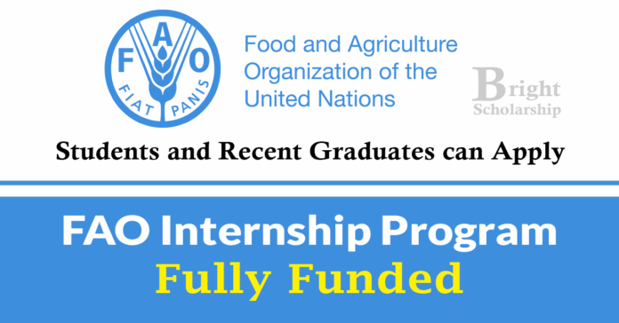 FAO Internship Program 2026 (Fully Funded)