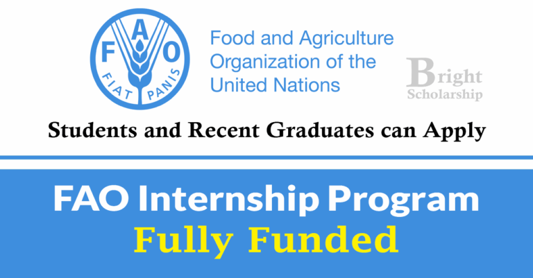 FAO Internship Program 2026 (Fully Funded)