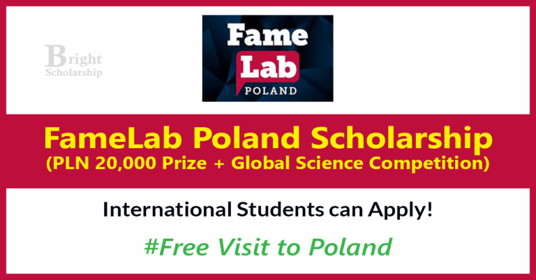 FameLab Poland Scholarship 2026 (PLN 20,000 Prize + Global Science Competition)