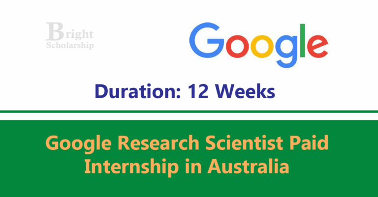Google Research Scientist Internship 2026 in Australia (Paid)