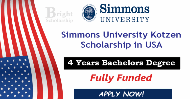 Simmons University Kotzen Scholarship 2026 in USA (Fully Funded)