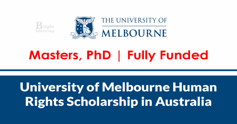 University of Melbourne Human Rights Scholarship 2027 in Australia (Fully Funded)