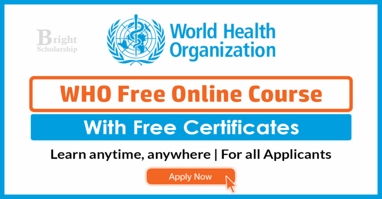 WHO Free Online Courses 2026 with Free Certificates