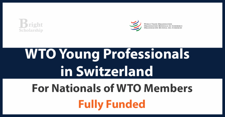 WTO Young Professionals Program 2027 in Switzerland (Fully Funded)
