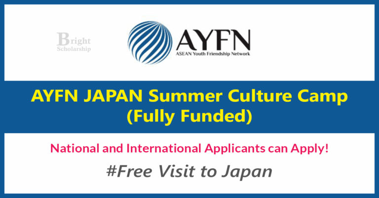 AYFN JAPAN Autumn Culture Camp 2026 (Fully Funded)