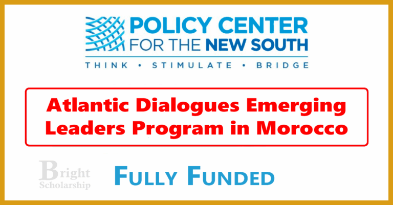 Atlantic Dialogues Emerging Leaders Program 2026 in Morocco (Fully Funded)