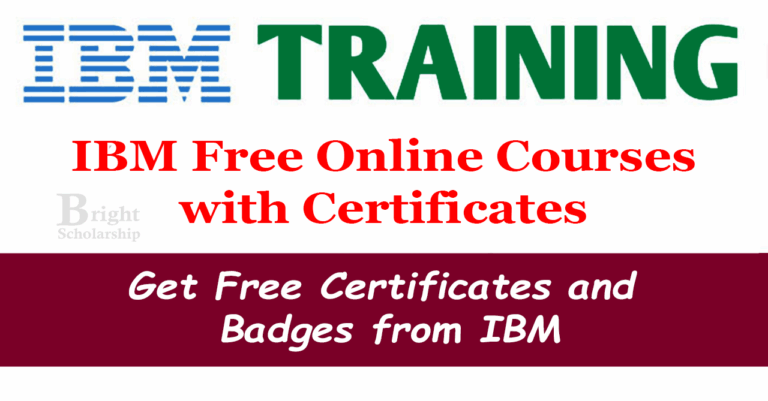 IBM Free Online Courses 2026 with Certificates