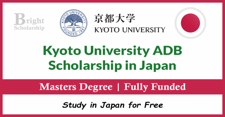 Kyoto University ADB Scholarship 2026 in Japan (Fully Funded)