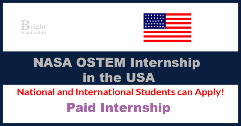 NASA OSTEM Internship Program 2026 in USA (PAID)