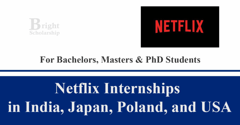 Netflix Internship Program 2026 in USA, Japan, Poland