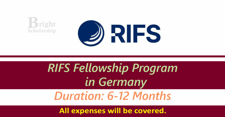 RIFS Fellowship Program 2027 in Germany (Fully Funded)