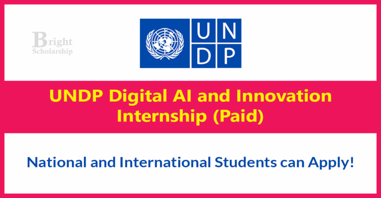 UNDP Digital AI and Innovation Internship 2026 (Paid)
