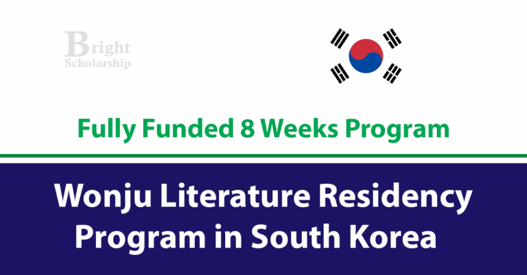 Wonju Literature Residency Program 2026 in South Korea (Fully Funded)