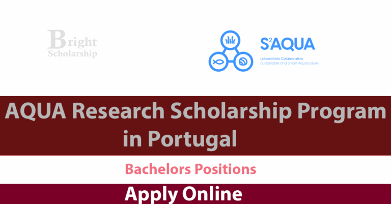 Portugal AQUA Research Scholarship 2026 (Monthly Stipend €1,090)