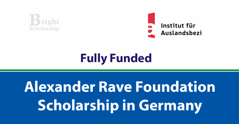 Alexander Rave Foundation Scholarship 2027 in Germany (Fully Funded)