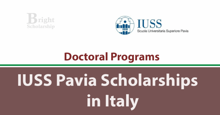 IUSS Pavia PhD Scholarship 2027 in Italy (Fully Funded)
