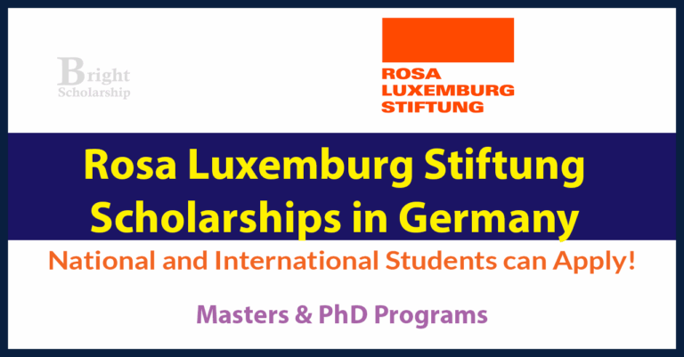 Rosa Luxemburg Stiftung Scholarships 2027 in Germany (Funded)