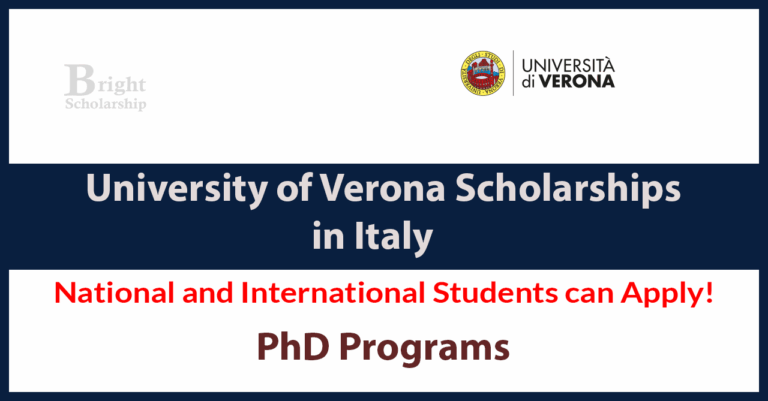 100+ University of Verona PhD Scholarships 2027 in Italy (Stipend €17,602)