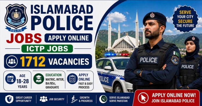 1712 Islamabad Police Jobs 2026 Apply at islamabadpolice.gov.pk | ICTP Jobs