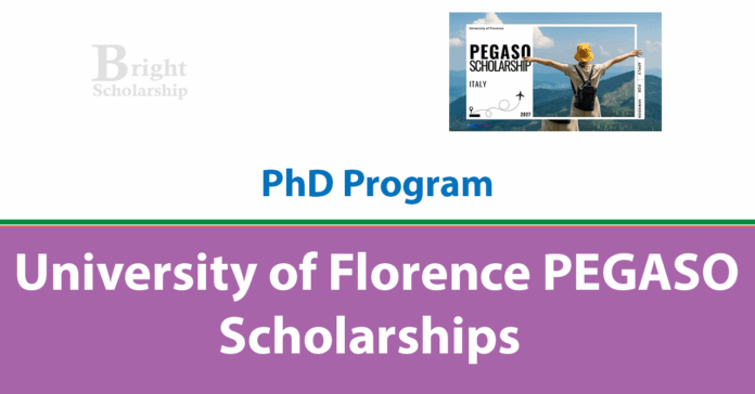 University of Florence PEGASO Scholarships 2026 (Award €16,243)