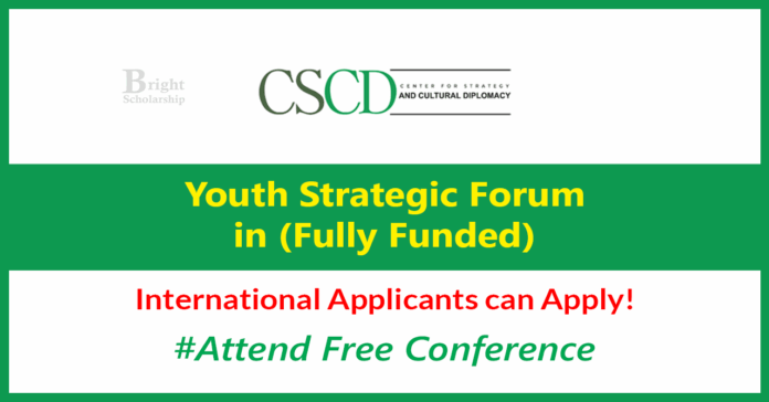 Youth Strategic Forum 2026 in UAE (Fully Funded)