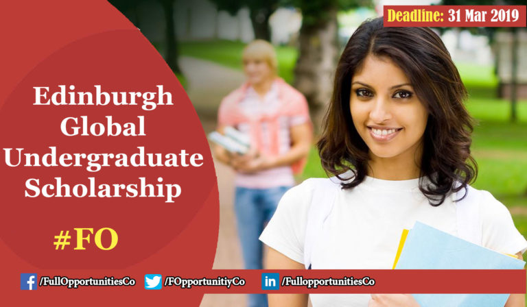 Edinburgh Global Undergraduate Mathematics Scholarship 2019