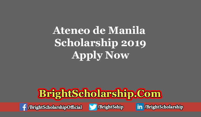Ateneo de Manila Scholarship 2019