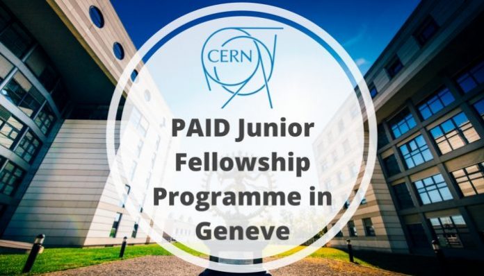 CERN Junior Fellowship Program 2020 in Switzerland
