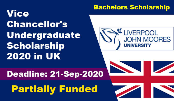 Vice-Chancellor’s Undergraduate Scholarship 2020 in UK