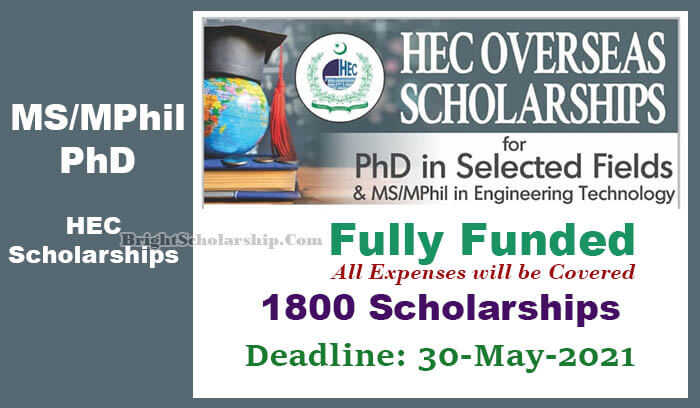 HEC Overseas Scholarship 2022 Phase 3 (Fully Funded)