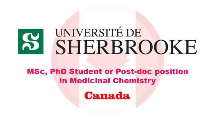 MSc, PhD or Post-doc position in Medicinal Chemistry